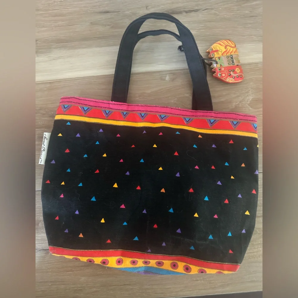 Laurel Burch Feline Friends Tote - Picture 2 of 9